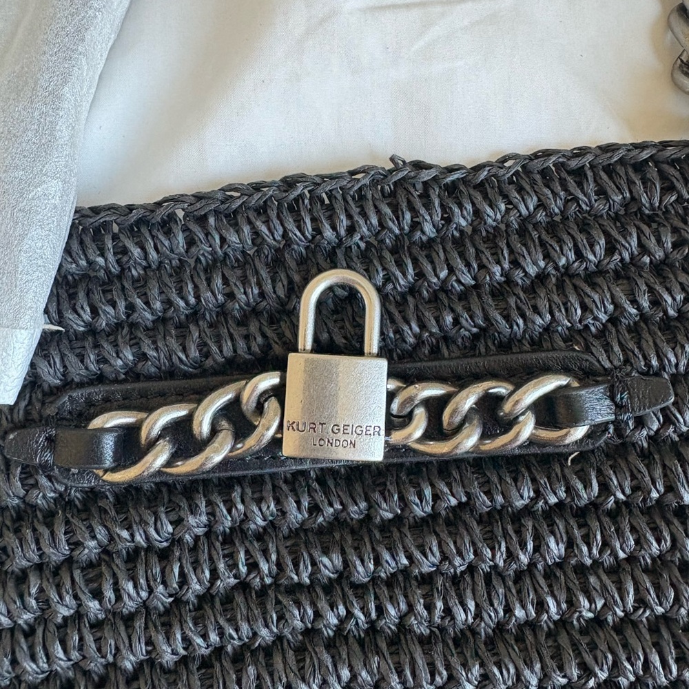 Kurt Geiger Chelsea Raffia Shopper - Picture 3 of 3